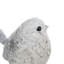 Ensemble de 4 oiseaux neige scintillants