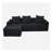 Convertible Modular Sectional Sofa Set Popular Microfiber Fabric Compression Sofa