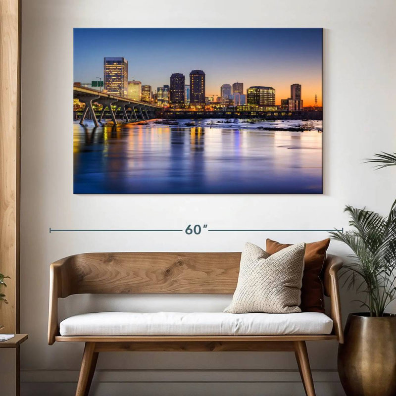 Nicci Richmond Evening Skyline, 34" H x 51" W