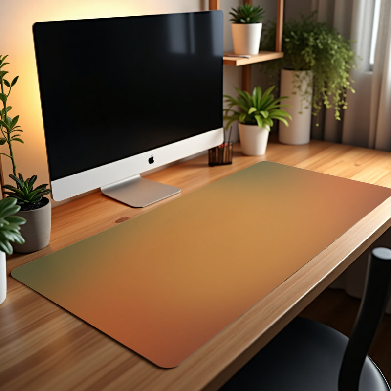 Polyester Desk Pad, 31.5x15.5