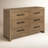 Modica 6 Drawer 60'' W Solid Wood Dresser-166127258