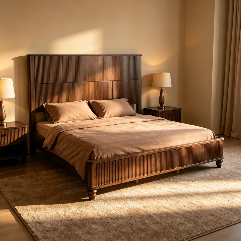 Solid Wood Bed Frame