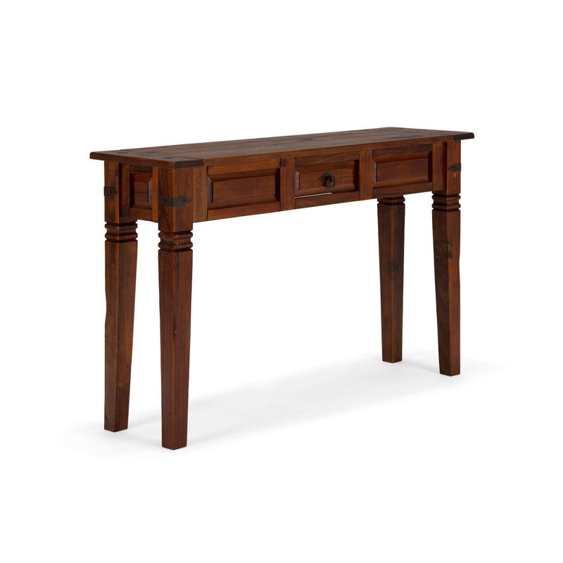 Doman 120Cm Solid Wood Console Table, Brown