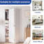 CHIC MODE Doors 24 in x 80 in White 2 Panel Arch Top Hollow Core Bifold Door With Installation Hardware Kit-137545741