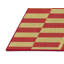 Tapis décoratif rouge à motif géométrique Puleo-705607588