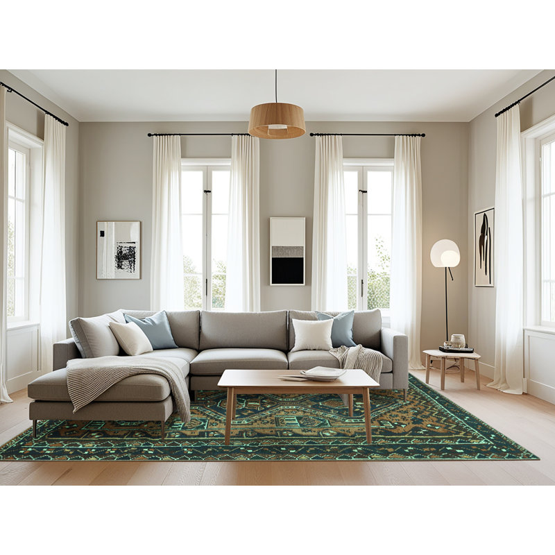 Oriental Indoor Rug, Rectangle 8' x 10'