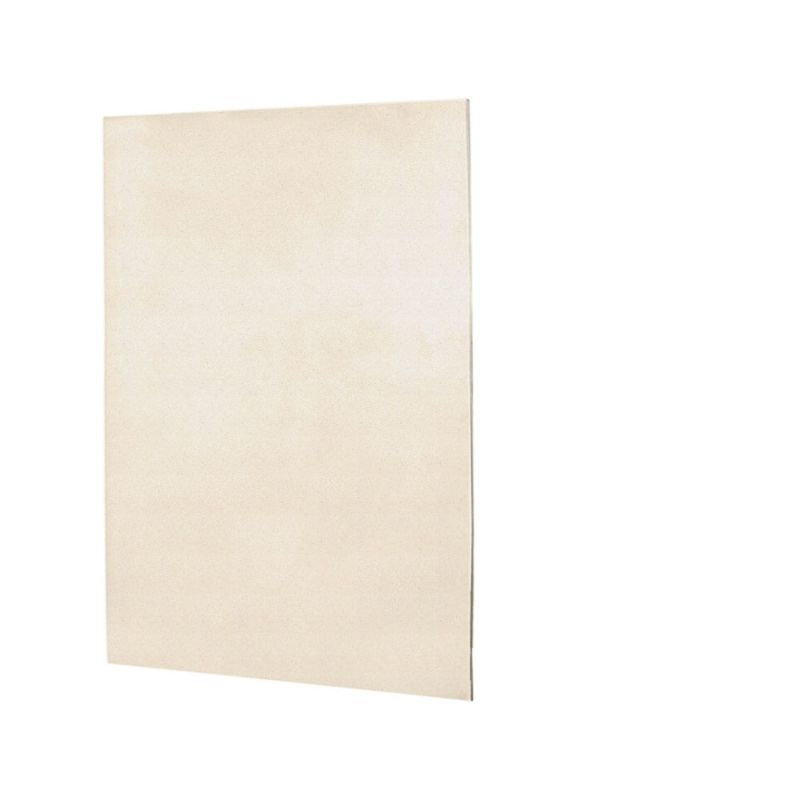 Solid Surface One Panel Shower Wall, Tahiti Sand, 72" H x 60" W x 0.25" D