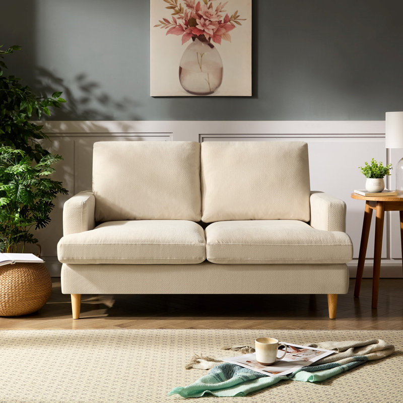 2 Seater Sofa, 2, Cream