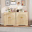 5-Tier Shoe Cabinet with Rotating Shoe Rack, Freestanding Shoe Storage Cabinet for 15-20 Pairs-1378114823