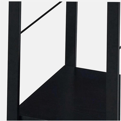  2-Shelf Rectangular Writing Desk