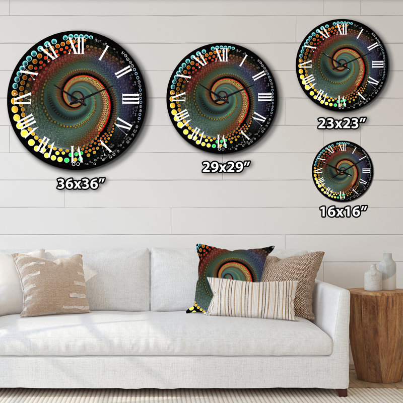 Horloge murale Iridiscdent, Moyenne