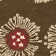 Candelo Hand Tufted Wool/Viscose Floral Rug in Brown