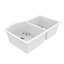 Ensemble d'évier de cuisine à double cuve 60/40 Karran Quartz 32 "X 21"-50597824