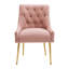 Chaise rembourrée en velours Sandstrom-1580223605