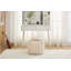 Chenille Fabric Ottoman Makeup Stool Footstool