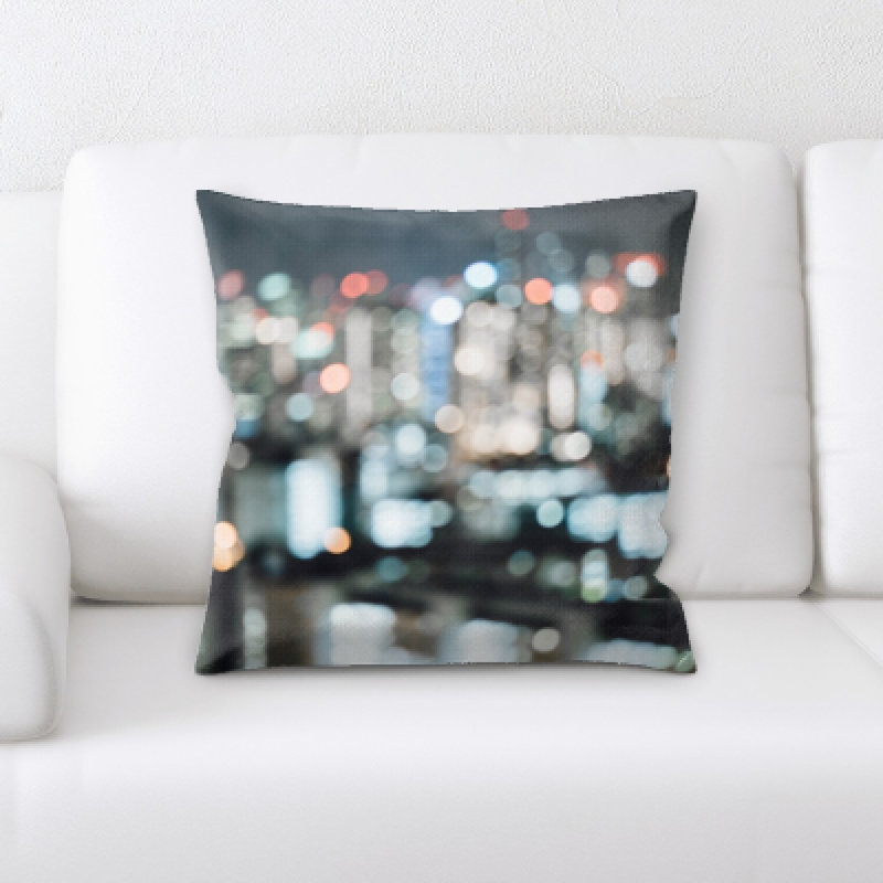 Microsuede Throw Pillow