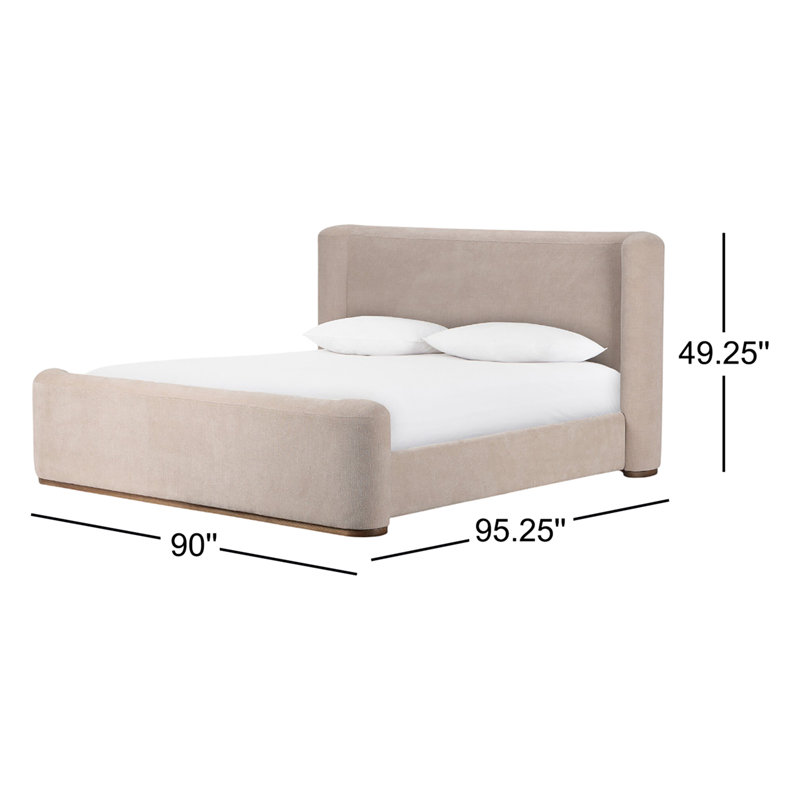 Fane Bed-Holland Sand-King, King, Holland Sand