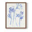 Inky Daffodils I, reproduction encadrée - bois massif-918008762-890969915