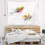 Tapisserie d’illustration d’oiseaux en polyester pour animaux avec accessoires suspendus inclus-28490766