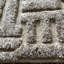 Tapis en laine noué à la main à motif maïs - crème et beige - motif texturé de luxe-1996833452
