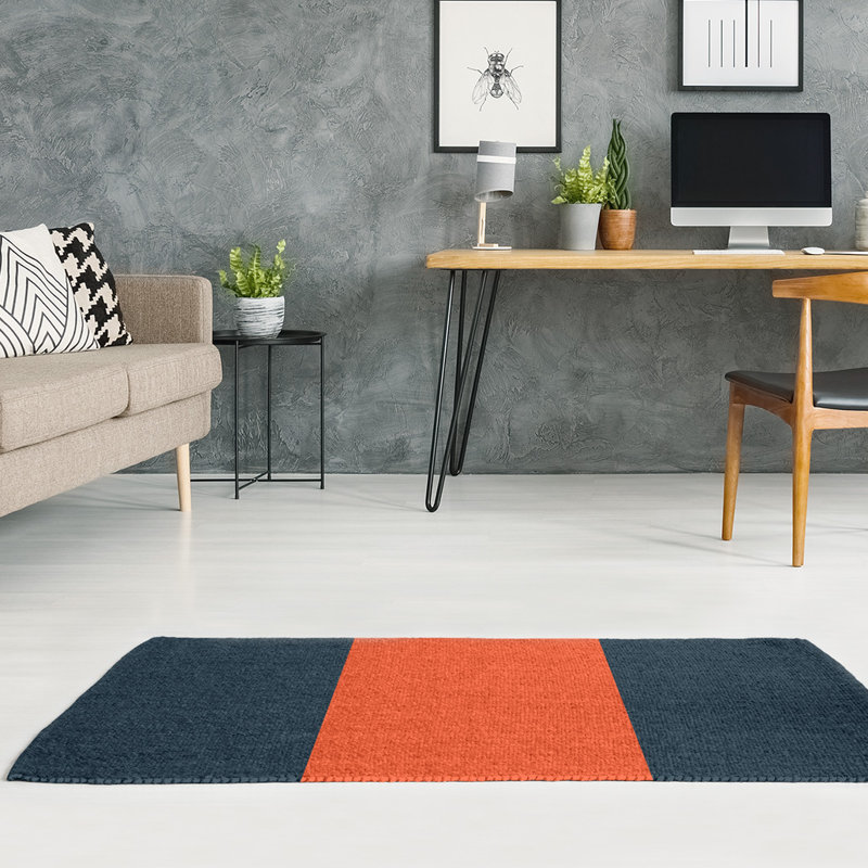 Striped Indoor Rug, Rectangle 3' x 5', Yes