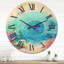 Horloge murale Turquoise-63902773