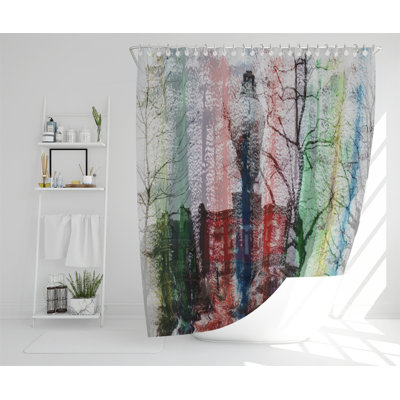 Dimy Polyester Shower Curtain Set