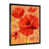 Impression noire sur toile encadrée sélectionné