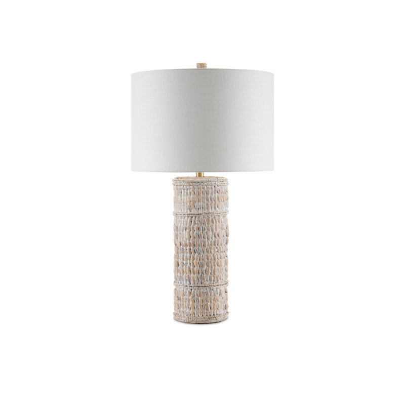 Azores Table Lamp, Off-White, Whitewashed