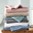 TOWN & COUNTRY EVERYDAY 4-Piece Solid Dobby Border Bath Towel Set, 30x58-Inch, 100% Cotton-113838569