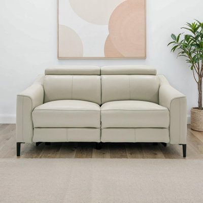 Anisia 60'' Leather Power Reclining Loveseat