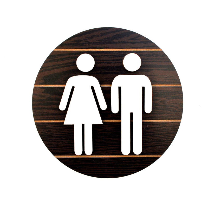 Enseigne de toilettes