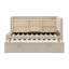 Upholstered Daybed With Trundle, Storage Shelves, USB & Outlet-172984056