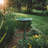 27 Inch Polyresin Outdoor Garden Bird Bath - Green