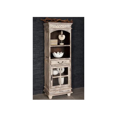 Castle 180cm H x 60cm W Solid Wood Standard Bookcase