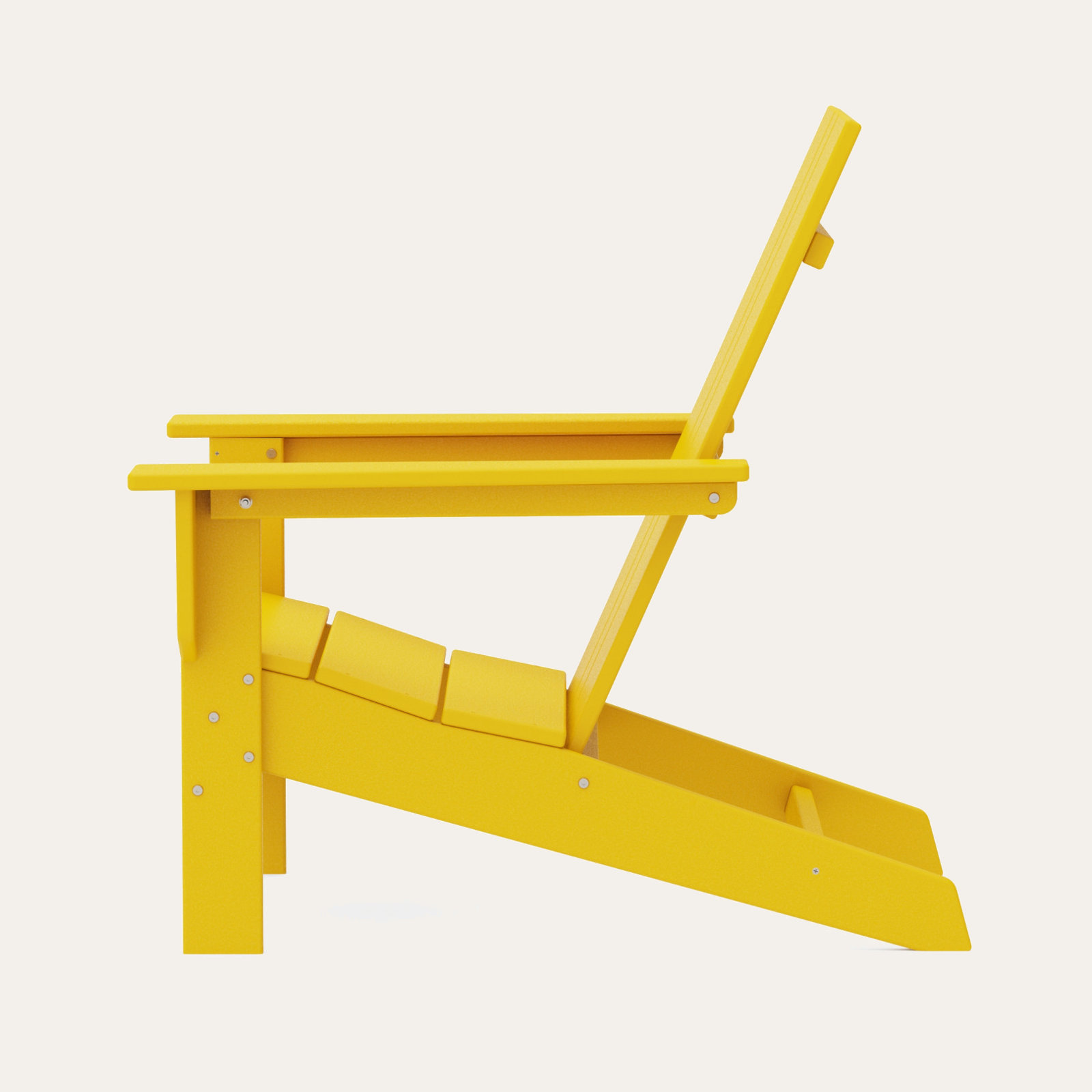 POLYWOOD x AllModern Plastic Adirondack Chair, Lemon
