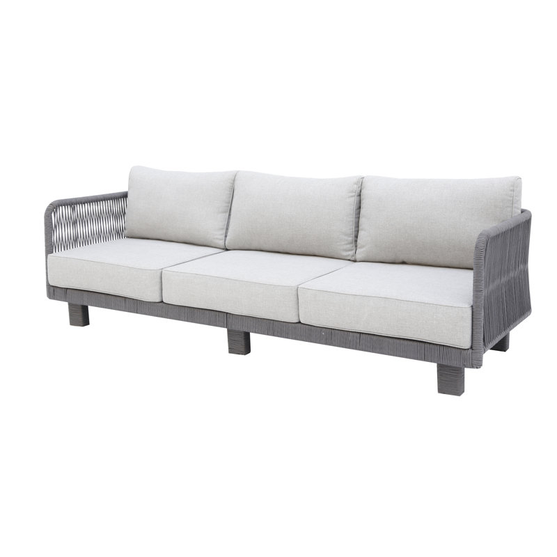 Sommers 84.2 " W Straight Patio Sofa with Cushions