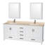 Sheffield 79" Double Bathroom Vanity Base Only-31336916