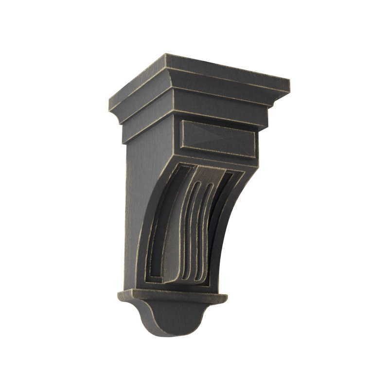 Corbeille décorative en bois surélevée de l 6 1/2 po x P 6 1/2 po x H 12 po, noir, H 12 po x l 6,5 po x P 6,5 po, Noir