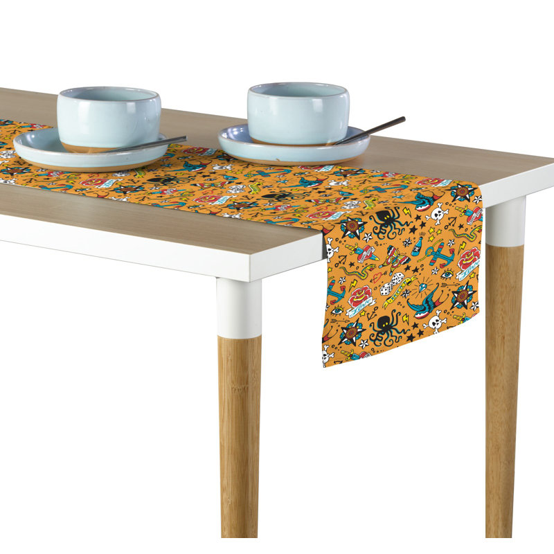 Mccoll Geometric Table Runner, 108" L x 14" W