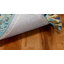 Tapis bleu / ivoire en laine touffeté à la main Jahiem-1481445082