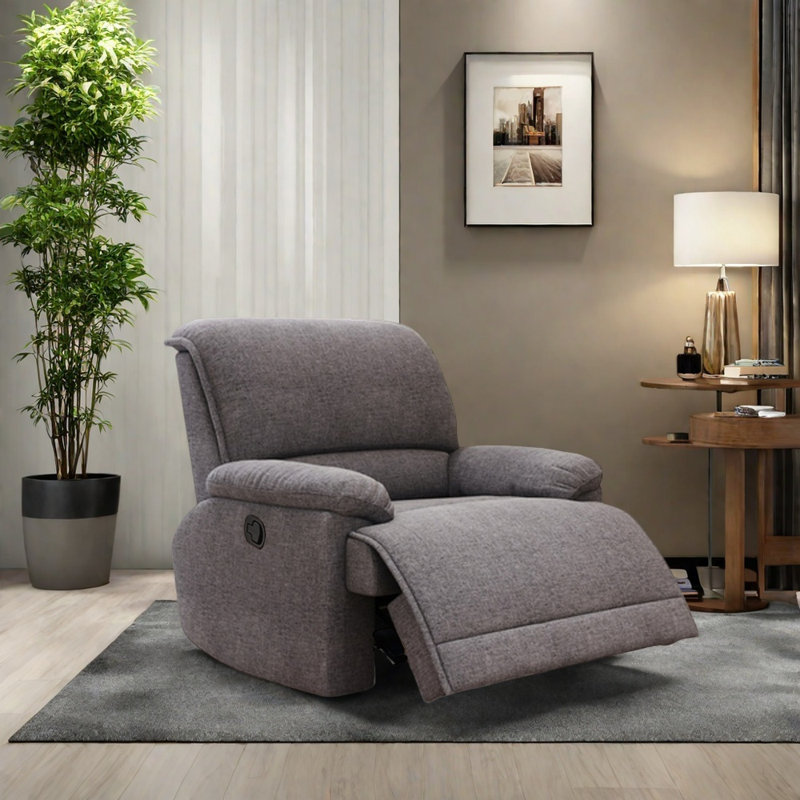 Chaise longue en bois massif à support confortable