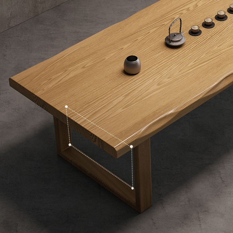Table de salle à manger Burlywood, H 29,53 po x L 78,74 po x l 35,43 po