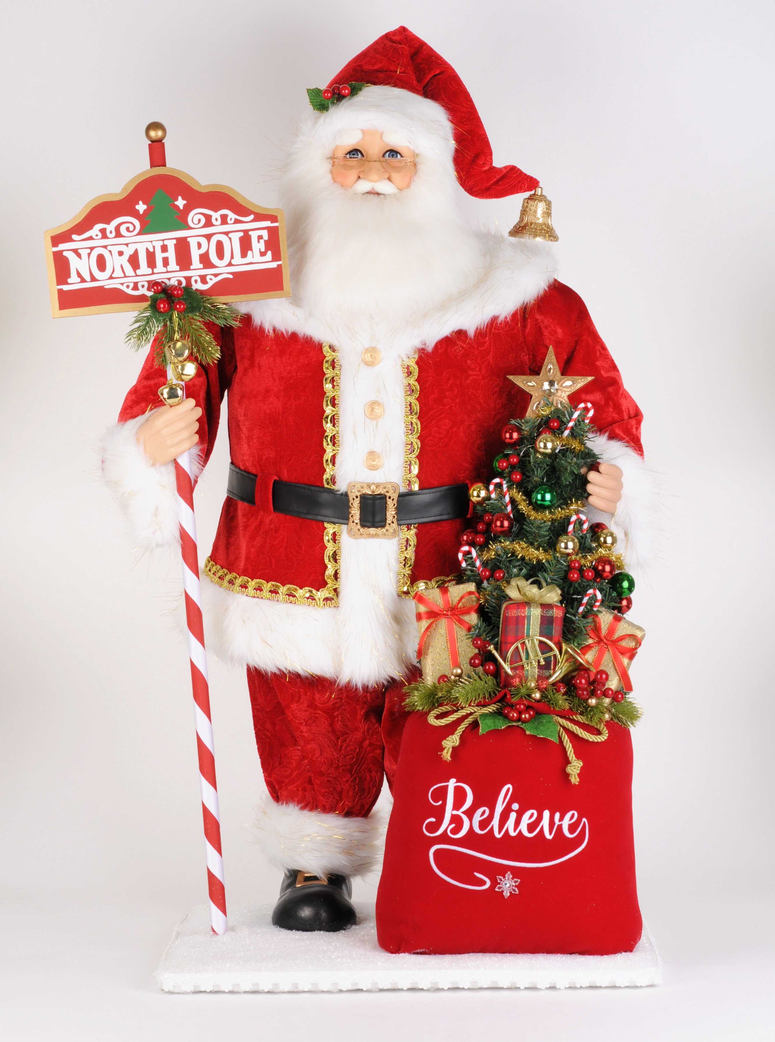 Santa Items Karen Didion Originals Christmas Collection Santa Figurines ...