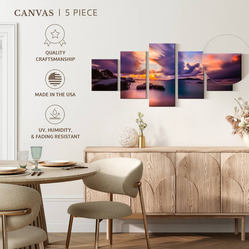 Caribbean Avajane, 24" H x 55" W