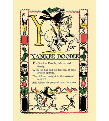 «Y for Yankee Doodle» par Tony Sarge, impression
