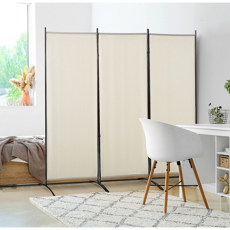Cloison de séparation 6 panneaux de 6 pi de hauteur - Écran d'intimité autoportant pour bureau à domicile, chambre à coucher et salon