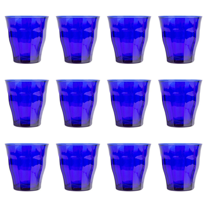 250ml Drinking Glass Set, Sapphire
