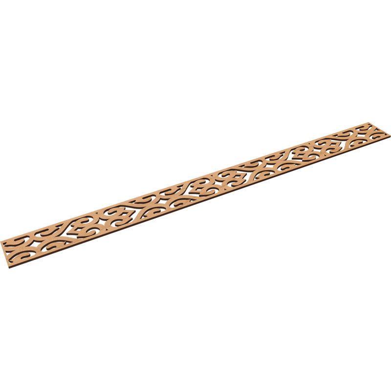Moulure de chantournage Keene, H 4 po x l 46,375 po x P 0,25 po, Érable