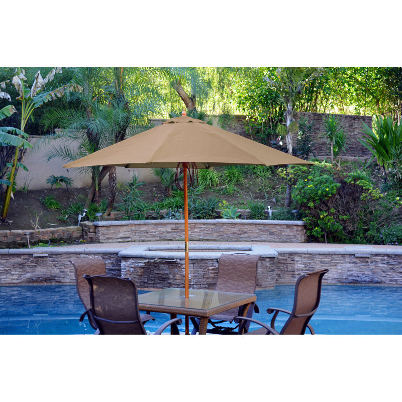 Landon 105'' Market Umbrella, Brown